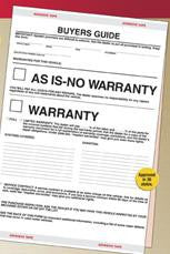 As Is Buyers Guide – Northland's Dealer Supply Store